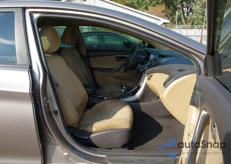 2011 Hyundai Elantra Gls из США, поврежденный, VIN 5NPDH4AE3BH042051